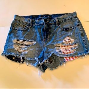Old navy American Flag shorts size 8.